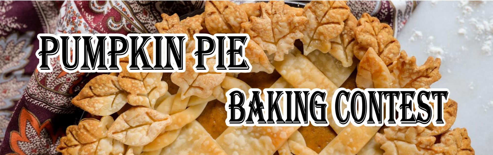 pie baking contest header